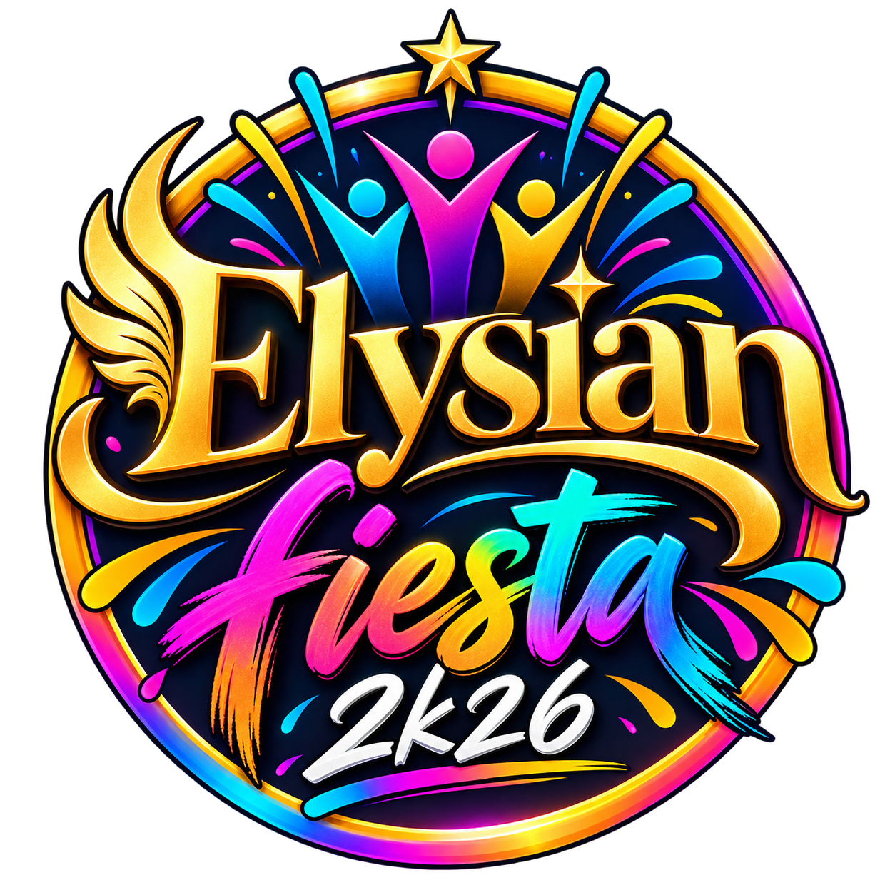 Elysian fiesta 2k26 logo